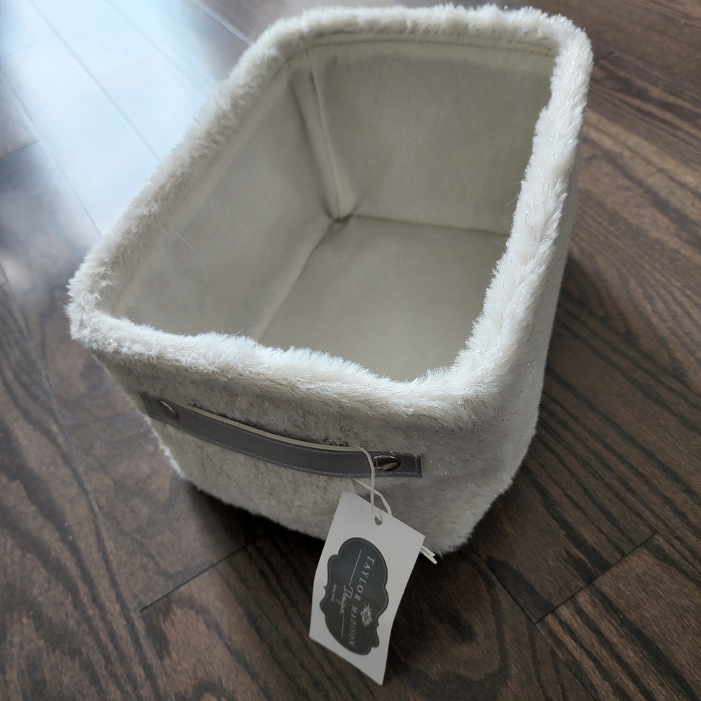 Taylor Madison fluffy storage box